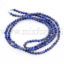 Koraliki Naturalne Lapis Lazuli, Fasetowane, Midnight Blue, 2mm, około 150szt/nic (13WB17928)