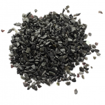 Naturalny Czarny Kamień, Okruchy, bez otworów, 2-8x3-5mm, 50g (13WB17943)