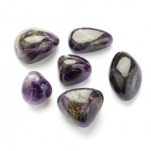 Naturalny Ametyst, Samorodek bez otworów, 14-30x10-25x5-20mm, około 7-18szt / 100g (13WB21185)
