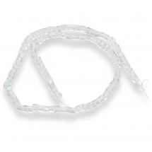 Koraliki Szklane, Kryształ, Kostka, Kolor: Bezbarwny, 2x2x2mm, około 88szt/18cm/nic (13WB17633)