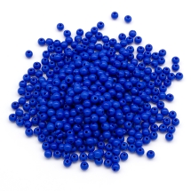Koraliki Akrylowe, Okrągłe, Nieprzejrzyste, do Rękodzieła, 6x5mm, Niebieski, Otwór: 1.8mm, około 400szt/50g (13WB29576)
