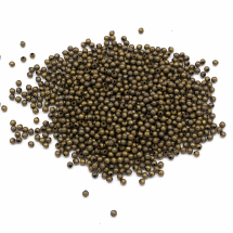 Koraliki Dystansowe, Żelazo, Bronze, 2x2mm, otwor 0.8mm, 1050szt/20g (13WB17390)