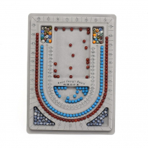 Tablica do Projektowania Biżuterii, Plastikowa, do tworzenia Naszyjników, Szary, 33x24x1cm, 1szt (5WB1059)