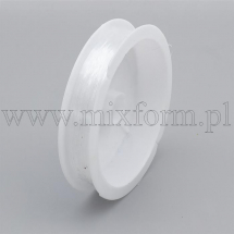 Nić Silikonowa, Elastyczna, Bezbarwna, 0.4mm, około 14m/szpula (13WB29008)