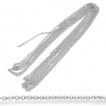 Łańcuch Kotwiczny, do Rękodzieła i Biżuterii, Stal Nierdzewna, Lutowany, 3x2x0.5mm, 2m (13WB29039)