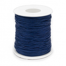Sznur Woskowany Bawełniany, Błękit Berliński, Grubość: 1mm, 90m/szpula (13WB29073)