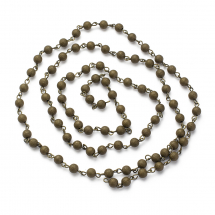 Łańcuszek Mosiądz, Handmade, Ryflowany, Niespawany, Antyczny Bronze, 13x6mm, 1m/łańcuch (13WB29193)