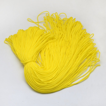 Sznur Paracord Poliester i Spandex do Robienia Bransoletek, 16 warstw, Żółty, 2mm, około 100m/wiązka, (13WB29335)