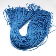 Sznurek Paracord Poliester i Spandex, Paskowany, do Rękodzieła, Plecenia, Niebieski, 2mm, 100m/Wiązka (13WB29475)