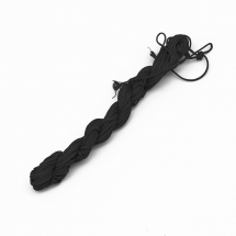 Sznurek Nylonowy, Kolor: Czarny, 1mm, około 24m / wiązka (5WB4564)