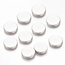 Mocne Magnesy Okrągłe do Rękodzieła, na Lodówkę i do Biura, 10x1.5mm, 10szt (13WB29106)