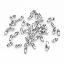 Zapięcie Łącznik do Łańcuszka Kulkowego, Stal Nierdzewna, 6x2mm, Pasuje do łańcucha kulkowego 1.5mm, 50szt (13WB29622)