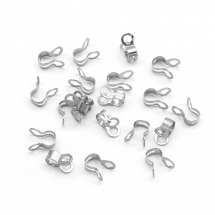 Łącznik do Łańcuszka Kulkowego, Stal Nierdzewna, Rozmiar: 7x4mm, Otwór 2mm, 20szt (13WB29643)