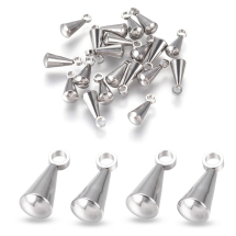 Zawieszka Kropelka, Ozdobna do Łańcuszka, Stal Nierdzewna, 9.8x4mm, Otwór 1.6mm, 20szt (13WB29697)