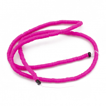 Koraliki Eko Glina Polimerowa, Handmade, Heishi, Dysk, Kamelia, 3x1mm, Otwór 1mm, około 375szt/40cm/nić (13WB29925)