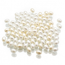 Koraliki Akrylowe Imitacja Perły, Błyszczące, Owalne, Mix, 9x7mm, około 100szt/25g (13WB30645)