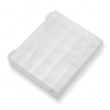 Pojemnik do Szpulek, Plastikowy, 25 Sekcji, Bezbarwny, Prostokątny, Rozmiar: 9.8x12x2.1cm, 1szt (13WB30387)