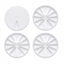 Pojemnik, Organizer na Koraliki, Paciorki, Cyrkonie, Akcesoria, Plastik, 82x10mm, Wewnątrz 27.5x16.5mm, 4szt (13WB30751)