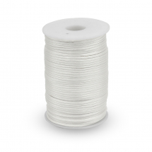 Шнур Поліестер, Білий, 2мм, 85м/котушка, (13WB30525)