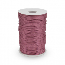 Sznurek Poliester, do Tworzenia Biżuterii, Kolor: Czerwień indyjska, 2mm, około 85m/spula (13WB30527)