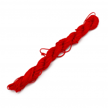 Sznurek Nylonowy do Rękodzieła, Ceglasty, 1mm, około 24m / wiązka (13WB30586)