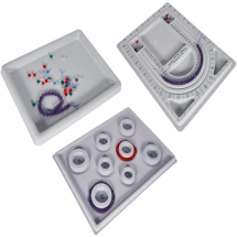 Tacki Tablice do Projektowania i Montażu Biżuterii, Plastik, 3 szt/zestaw (13WB31191)