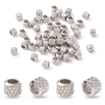 Koraliki Stal Nierdzewna, do Rękodzieła i Biżuterii, Rondel, 3x2.5mm, Otwor 1.7mm, 50szt (13WB30937)