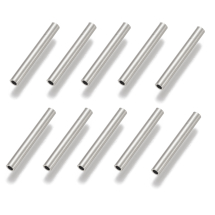 Koraliki Rurki, Stal Nierdzewna, 20x3mm, Otwór 2mm, 10szt (13WB31146)