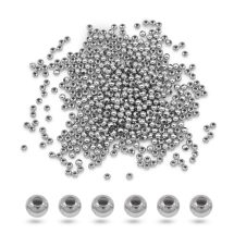 Koraliki Stal Nierdzewna, Okrągłe, Puste, Rozmiar: 4x3.5mm, Otwór 1.6mm, 500szt/opakowanie, (13WB31164)