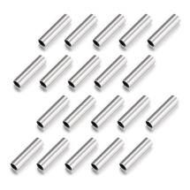Koraliki Rurki, Stal Nierdzewna, 10x2.5mm, Otwór: 2mm, 20 szt (13WB31360)