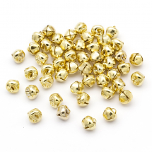 Zawieszki Dzwoneczki, Żelazny, Złoty, 9.5x8x7mm, Otwór 1-2mm, 1000szt (13WB31731)
