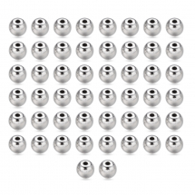 Намистини Металеві Тибетський Стиль Круглі, Античне Срібло, 6мм, Отвір 1.5мм, (13WB31709)