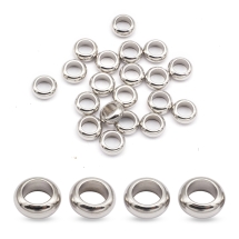 Koraliki Dystansowe, Stal Nierdzewna, Kółko, 5x2mm, 20 szt (13WB26619)
