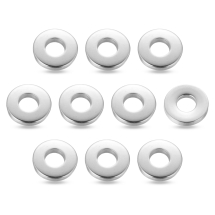 Koraliki Dystansowe, Stal Nierdzewna, Pączek, 8x1.5mm, 10 szt (13WB26650)