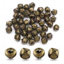 Wisiorki Zawieszki Żelazne Dzwoneczki, do Rękodzieła i Biżuterii, Brązowy, 13x12.5mm, Otwór 4.5x3mm, 50szt (13WB31642)
