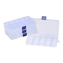 Pojemnik na Koraliki, Plastikowy, 17.5x10.2x2.2cm, 15 przegródek, 20szt (13WB31978)