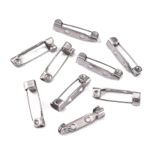 Baza do Broszki, Szpilka, Stal Nierdzewna, 2 otwory, 19x5x5mm, Pin 0.8mm, 100 szt (13WB31823)