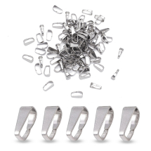 Krawatka Uchwyt do Wisiorków, Stal Nierdzewna, 7x2.5x3.5mm, 100szt (13WB32683)