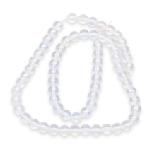 Koraliki Szklo Galwaniczne, Kulki, Bezbarwny AB, 6-6.5mm, 65szt/37cm/sznur (13WB32701)