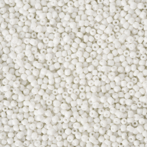Koraliki Drobne Chińskie, 12/0 Nieprzezroczyste, Okrągłe, Biały, 450g~30000szt (13WB32943)