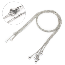 Naszyjnik Łańcuszek, Stal Nierdzewna, Splot Kotwiczny z Karabińczyk Lobster, 50cm, Ogniwa: 2x1.5x0.4mm, 6szt (13WB32620)