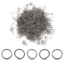 Kółeczka Ogniwka Pojedyncze Otwarte Żelazo Stal Zbrojowa 5x0.7mm 1000szt/50g (13WB33254)