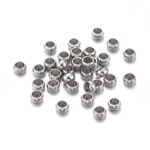 Koraliki Dystansowe, Przekładki, Stal Nierdzewna, Rondelle, 2x1mm, 50szt (13WB33327)