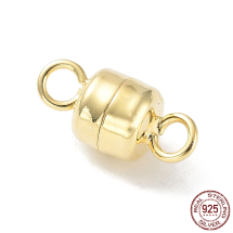Srebro 925 Zapięcie Magnetyczne, Kolumna, Pozłacanie 18К, 10.5x5x5mm, 1szt (13WB32813)