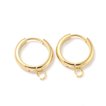 Bigle, Angielskie Zapięcie, Stal Nierdzewna, Pozłacane 24K, 16x3mm, Pin 1mm, Otwór 2.5mm, 2szt (13WB32939)