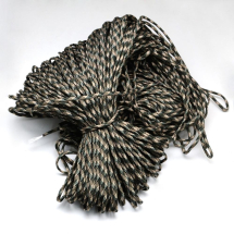 Sznurek Paracord Poliester i Spandex 7-Żyłowy Pasiasty, do Robienia Bransoletek, 4mm, 100m/wiązka (13WB32242)