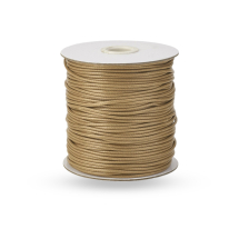 Sznurek Koreański Woskowany Poliester, Wielbłąd, 1.5mm, 155m/szpula (13WB32739)