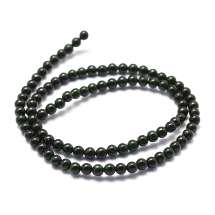 Koraliki Syntetyczny Goldstone, Termobarwione, Okrągłe, 6mm, około 60szt/37.5cm/nić (13WB30105)