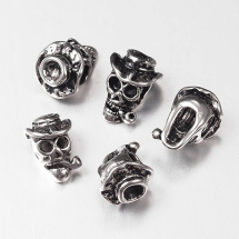 Koraliki Modułowe Charms Stal Nierdzewna, Antyczne Srebro 15х10.5х11mm, 1szt (13WB16121)