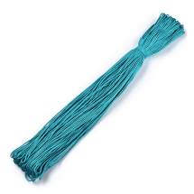 Sznurek Paracord Poliester i Spandex 16 Żylny, do Robienia Bransoletek, Błękitny, 2mm, około 100m/wiązka, (13WB31897)